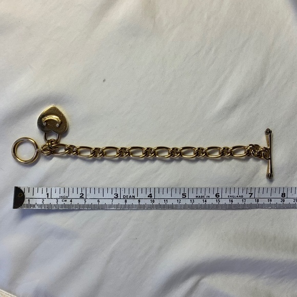 Juicy Couture heart gold tone bracelet. VTG - Picture 3 of 4